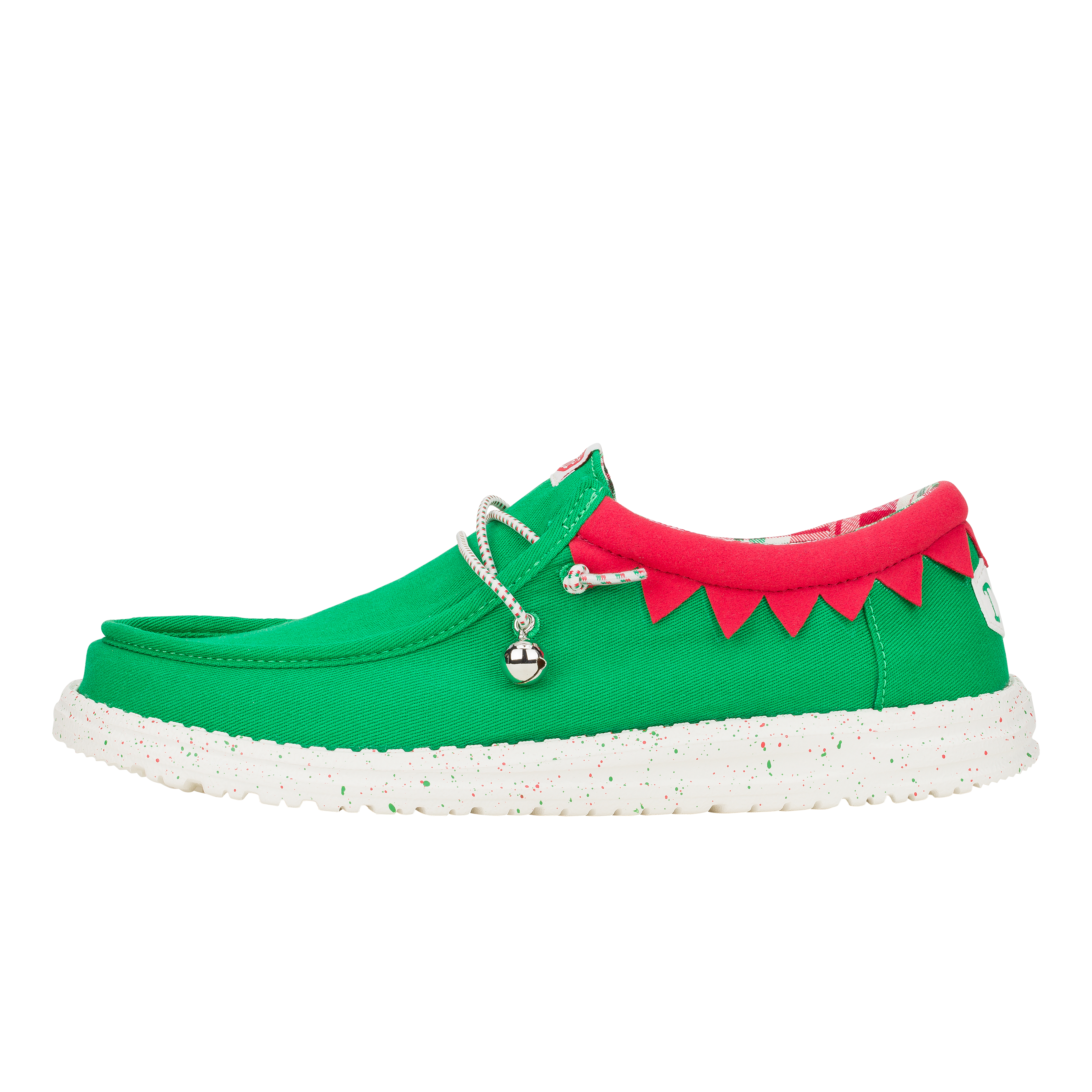 HEYDUDE shoes Wally Holiday Elf - Green/Red – Men's
