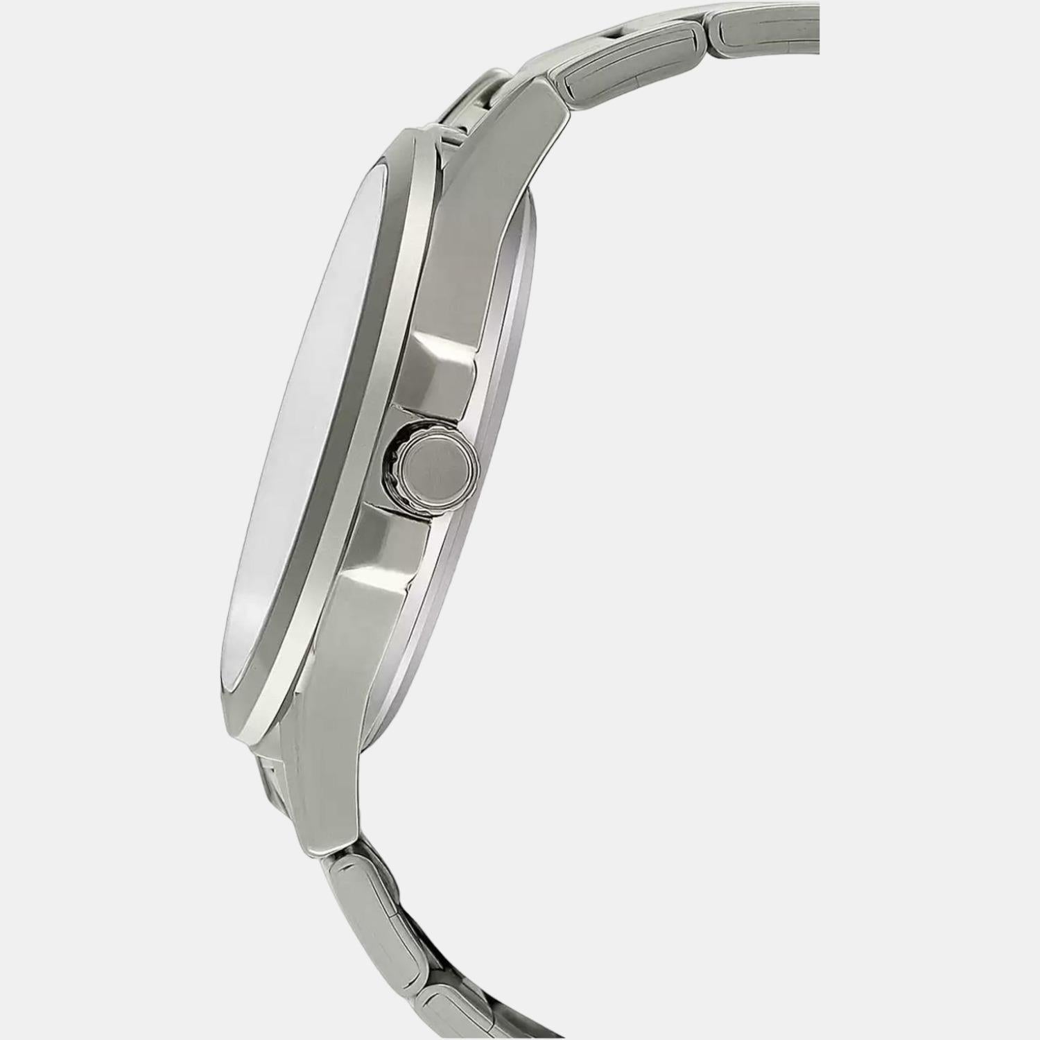 Casio Enticer Men Quartz Silver Dial Analog Stainless Steel Watch A841 - view 2