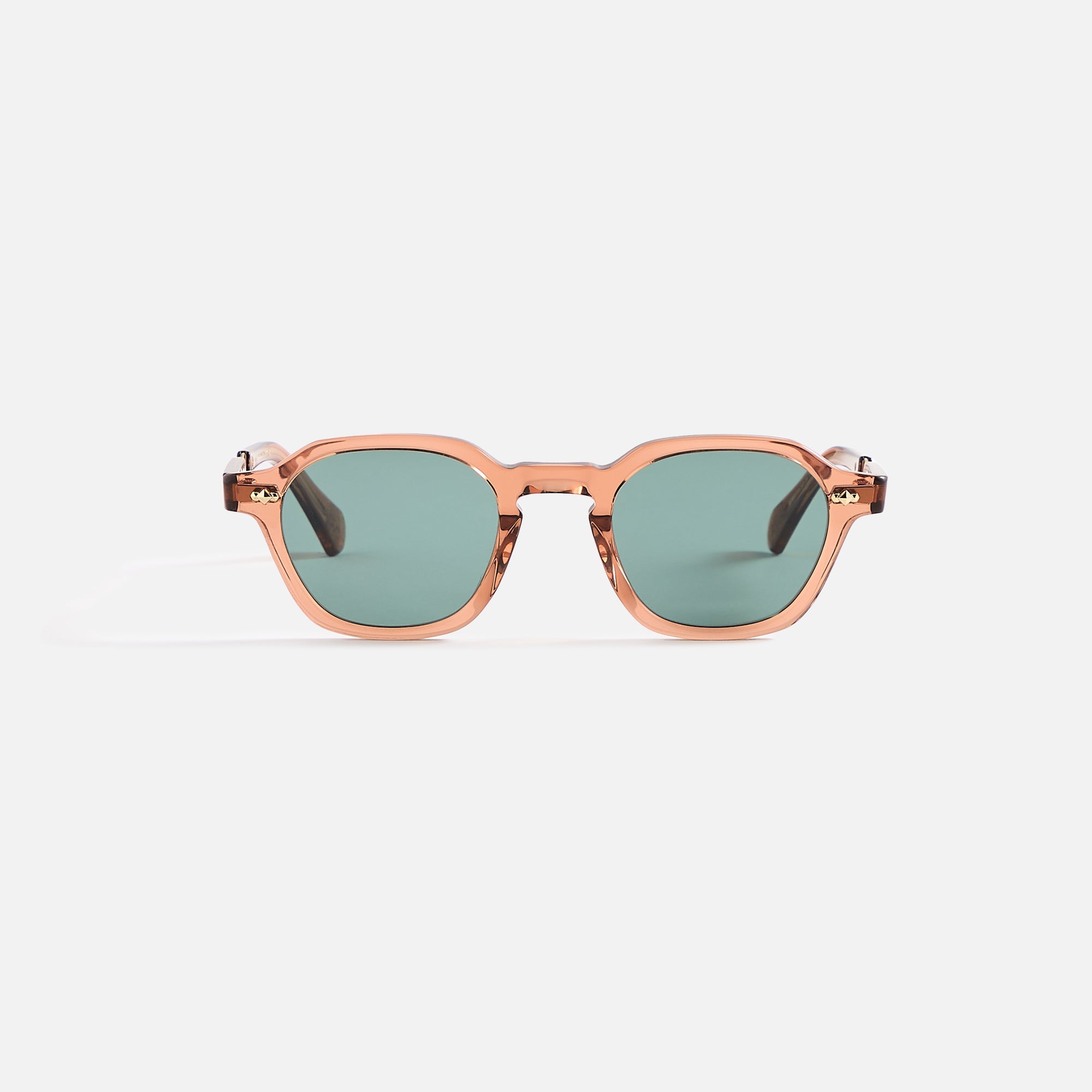 Mr. rell sunglass – Garrett Leight Mr. Leight Rell Sunglass - Dusty Rose White Gold / Select Blue Smoke