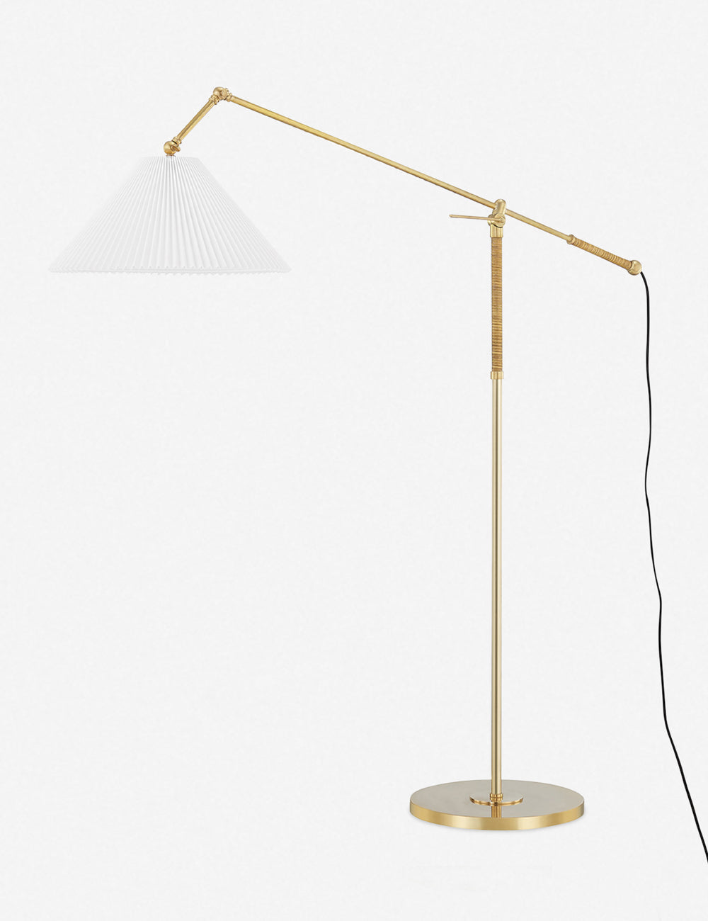 Lulu and Georgia Elyna Floor Lamp – Antique Brass