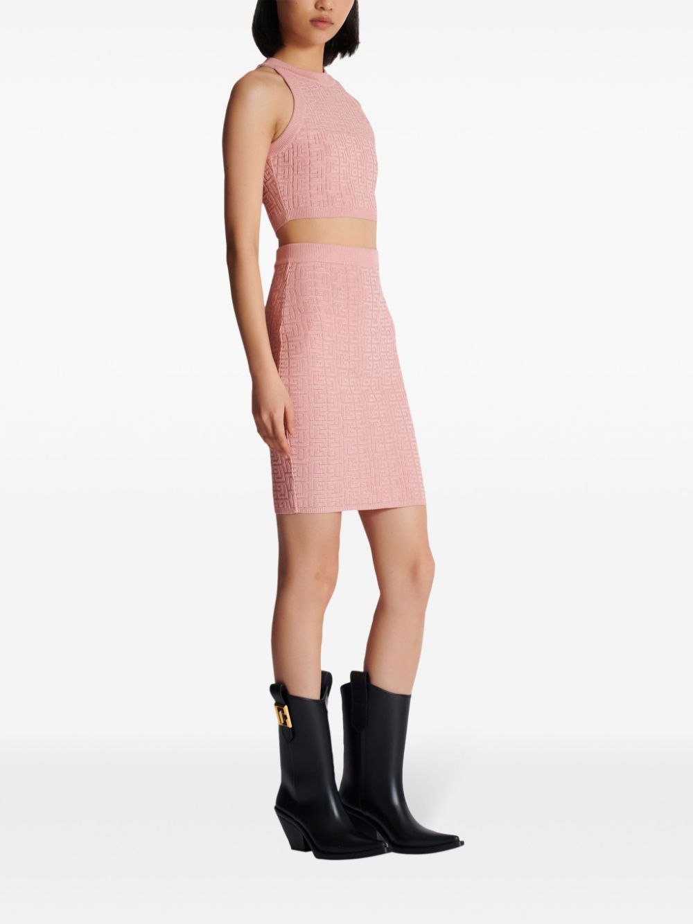 Balmain PB Labyrinth knit top - view 6