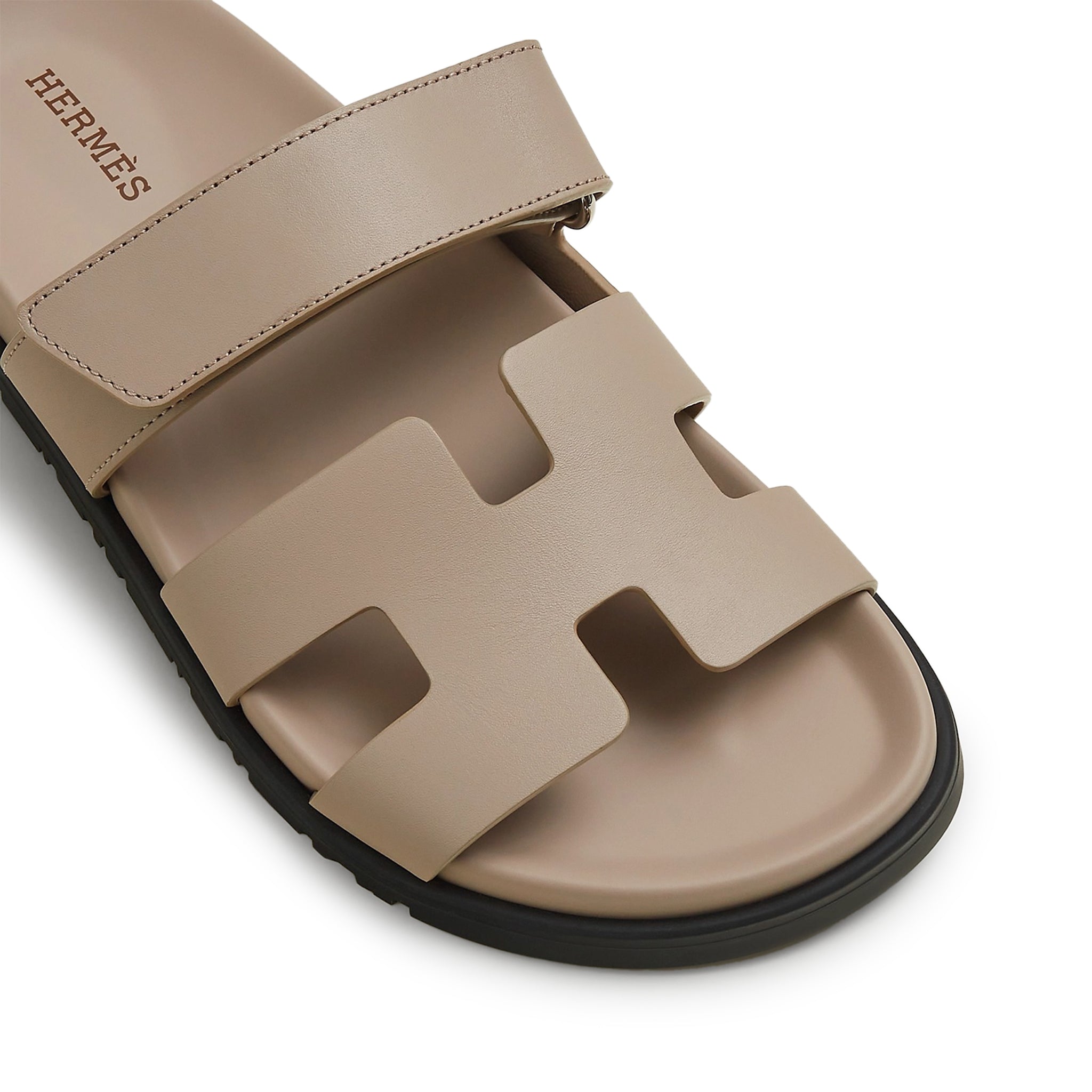 Hermès Paris Chypre Beige Mastic Sandals - view 4
