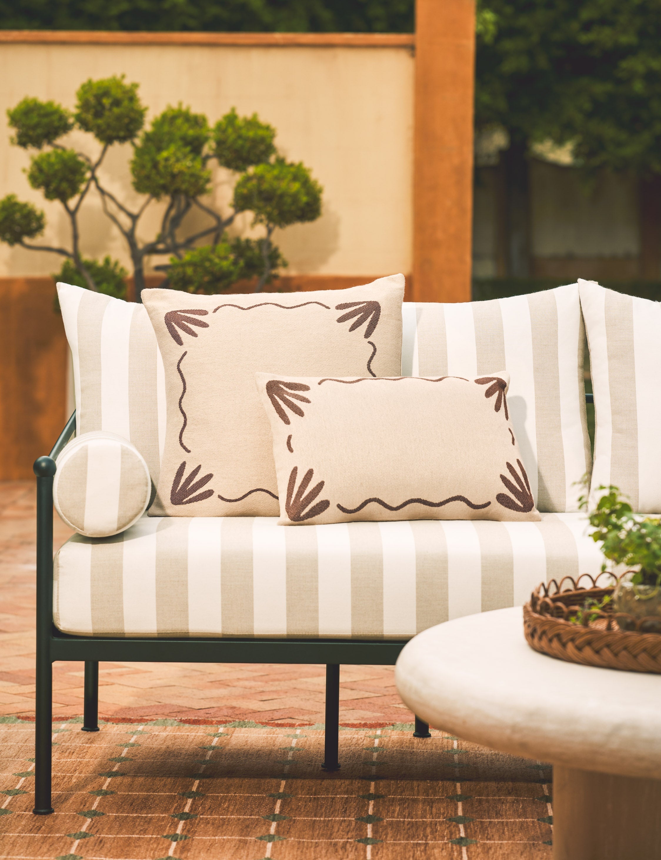 Lulu and Georgia Lovett Indoor / Outdoor Pillow by Sarah Sherman Samuel - view 2