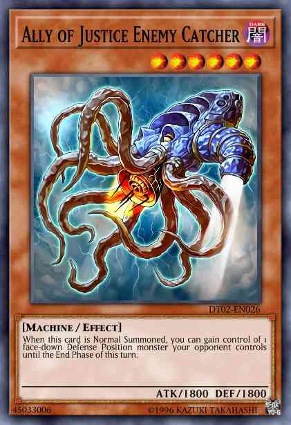Yu-Gi-Oh! Ally of Justice Enemy Catcher - HA02-EN020 - Super Rare - Unlimited