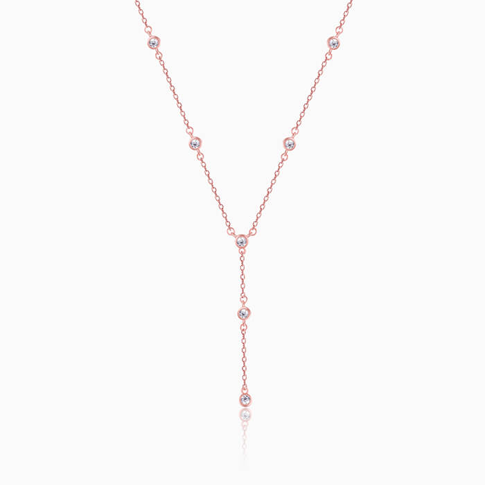 GIVA Jewellery Rose Gold Constellation Y-Necklace