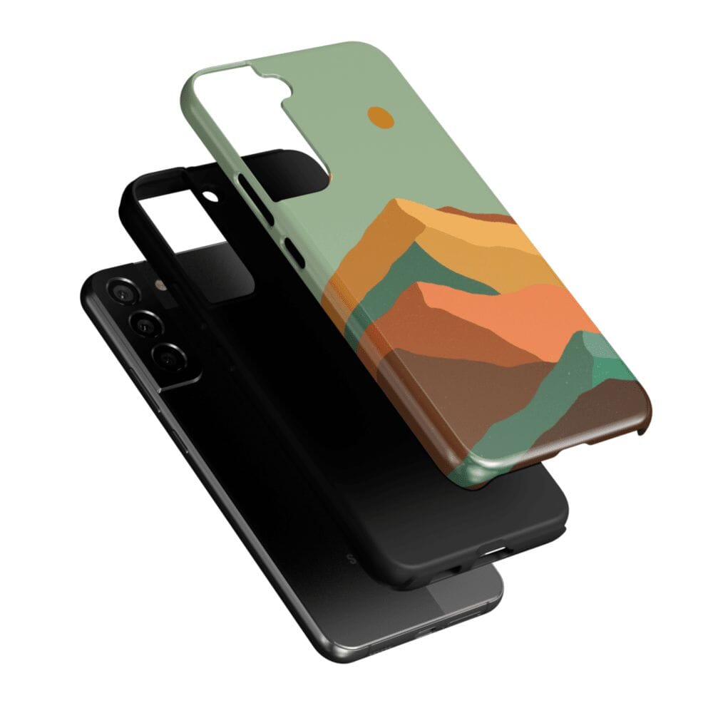Casetry Endless Peaks | Colorblock Mountain Samsung Case - view 30