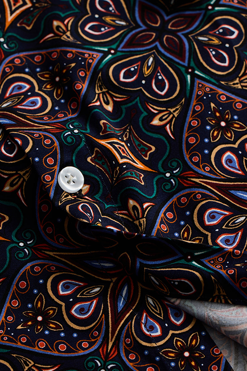 SNITCH EasyFlex Petal Motif Multicolour Shirt - view 7