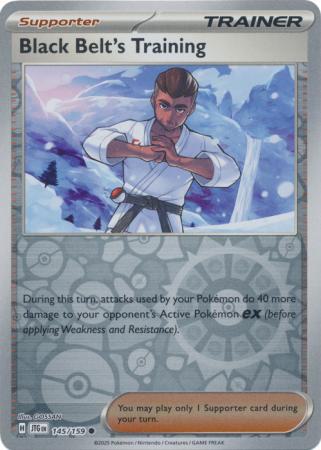 Common sv09-145 reverse – Pokémon Black Belt's Training - 145/159 - Common [sv09-145] [Reverse Holo]
