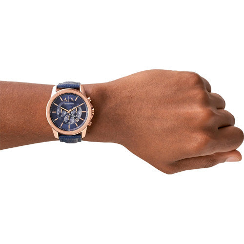 Armani Exchange Chronograph Blue Dial Men 44mm - view 2