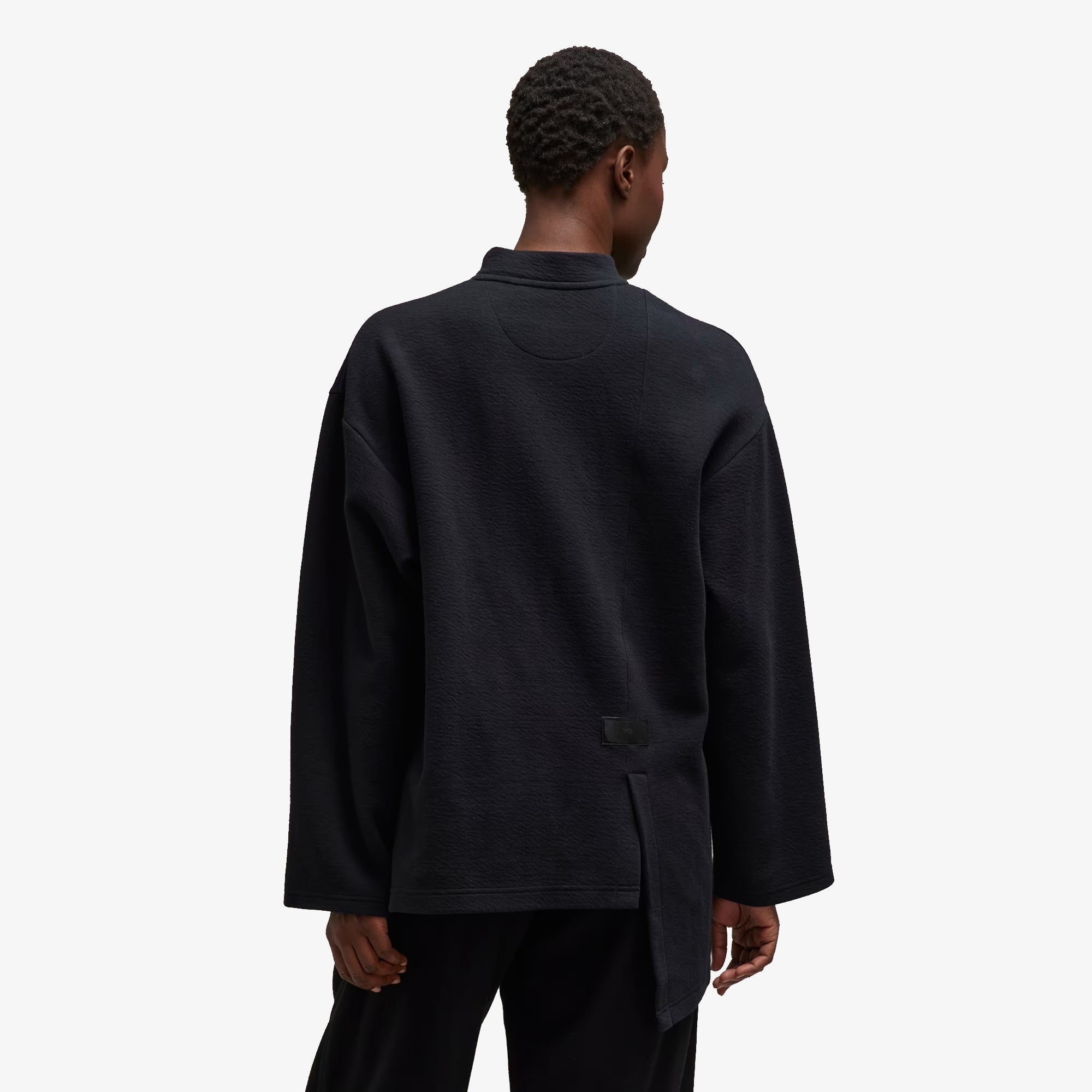Y-3 | Natural Spacer Loose Long Sleeve Tee { Black