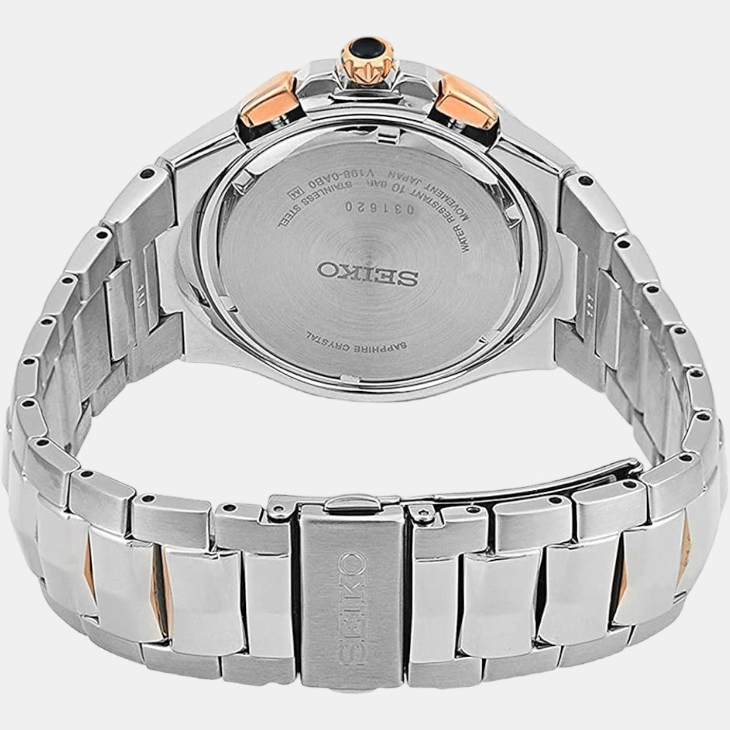 Seiko Coutura Men Solar Brown Dial Analog Stainless Steel Watch SSC788P9 - view 3