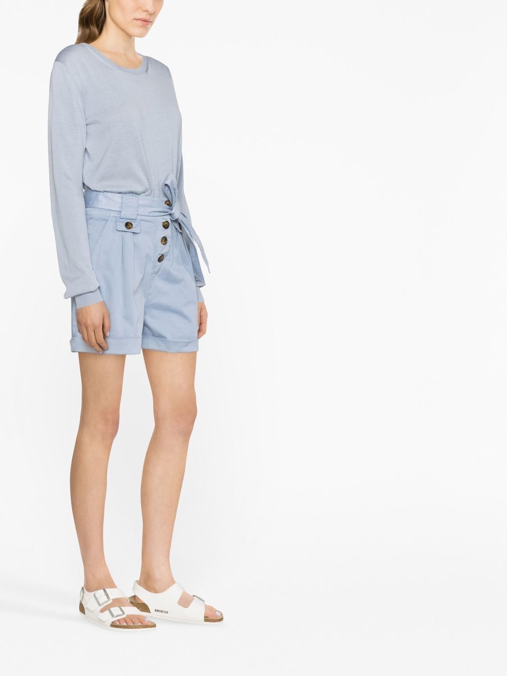 Woolrich Stretch cotton twill shorts – Cotton 97%, Elastane 3% - view 3
