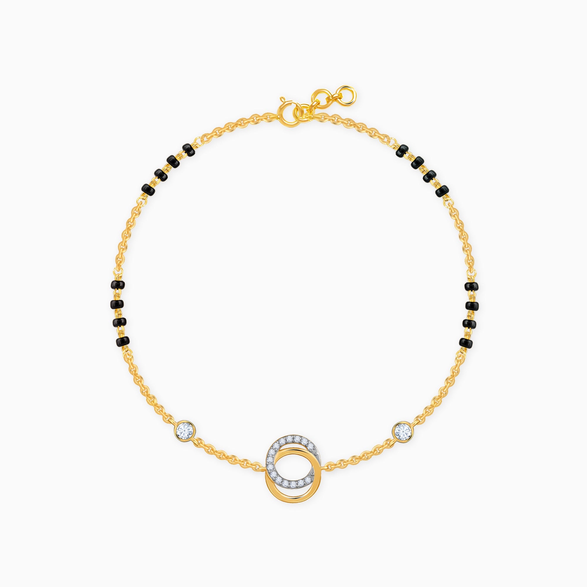 GIVA Jewellery Gold Aditi Diamond Mangalsutra Bracelet