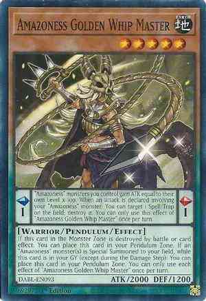 Yu-Gi-Oh! Amazoness Golden Whip Master - DABL-EN093 - Common - 1st Edition