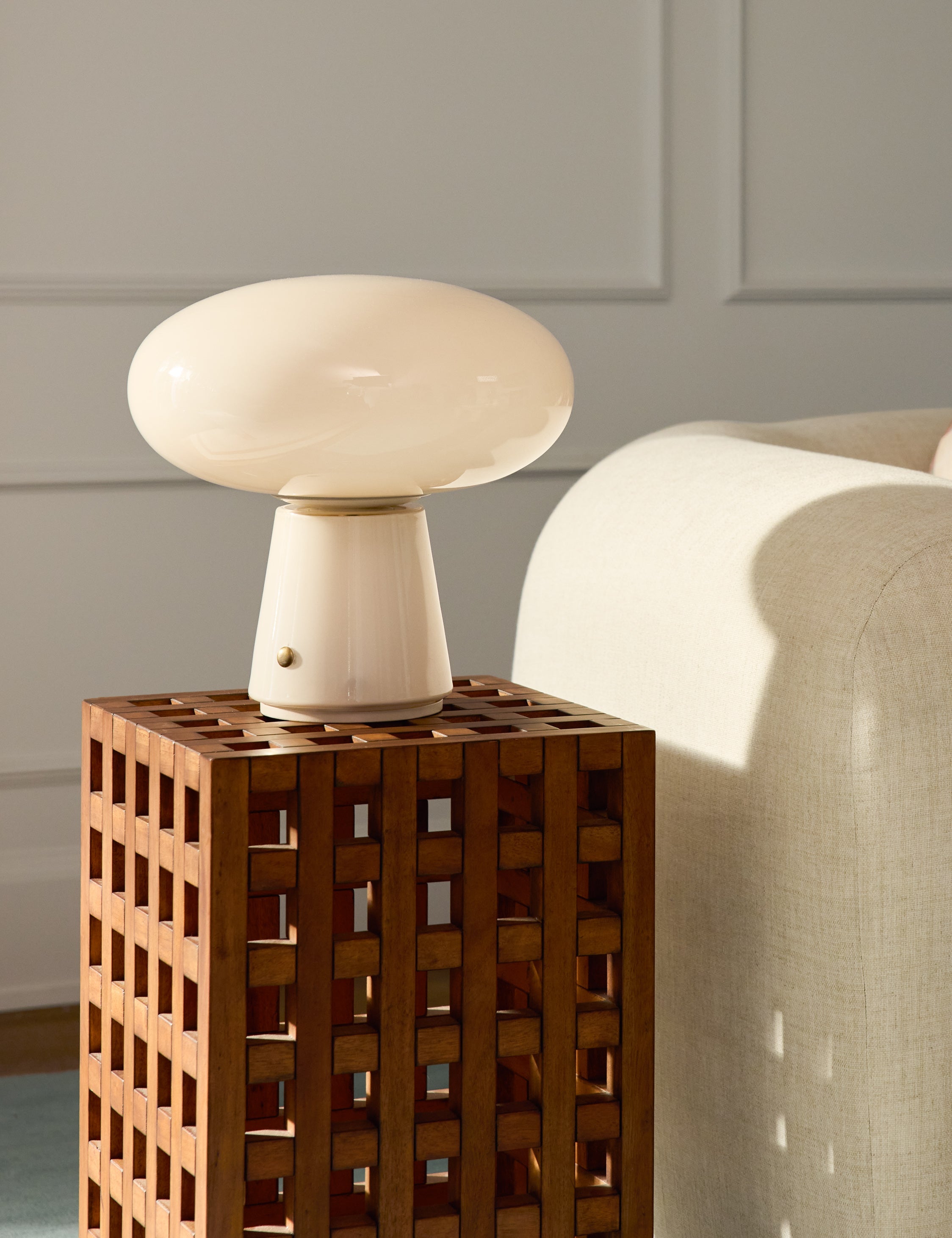 Lulu and Georgia Leesa Cordless Table Lamp – Ivory - view 2