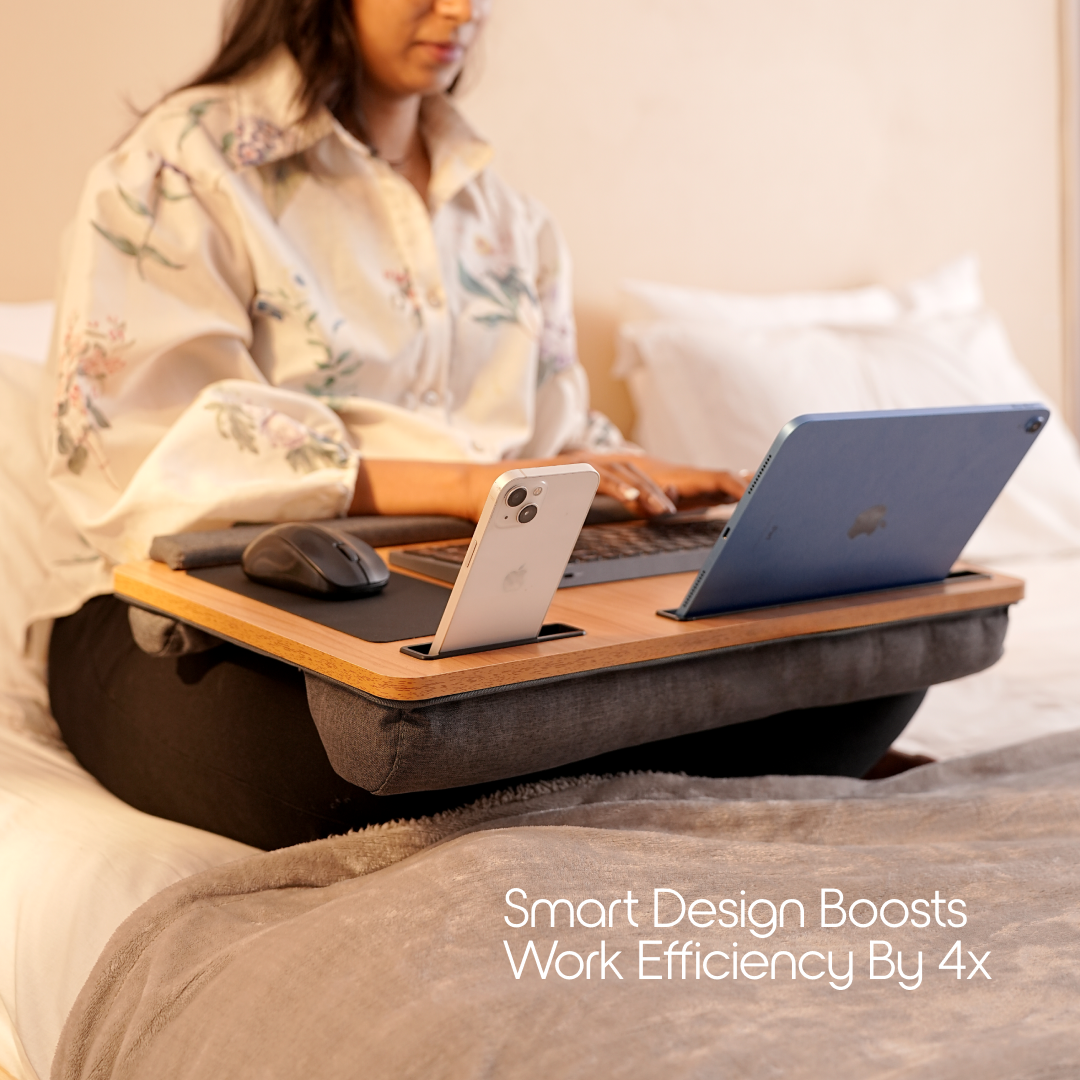 Porffitto Portable Laptop Desk With Cushion - view 2