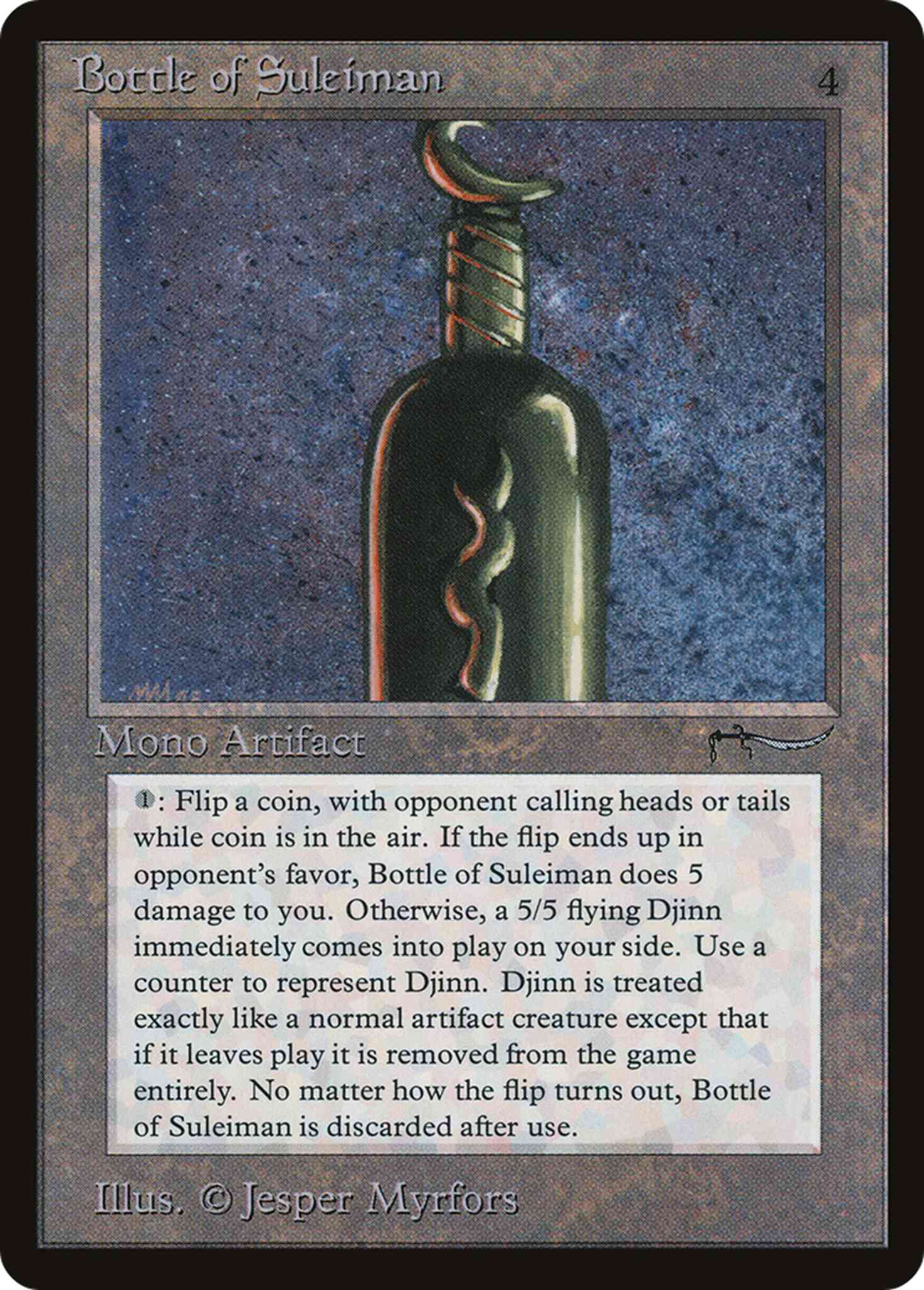 Magic Bottle of Suleiman [58] [Arabian Nights] [Non-Foil]