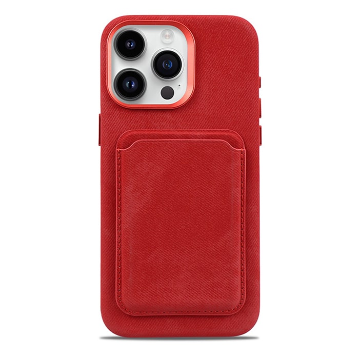 BlackTree Denim Fabric Wallet Case For iPhone 15 Pro - view 9