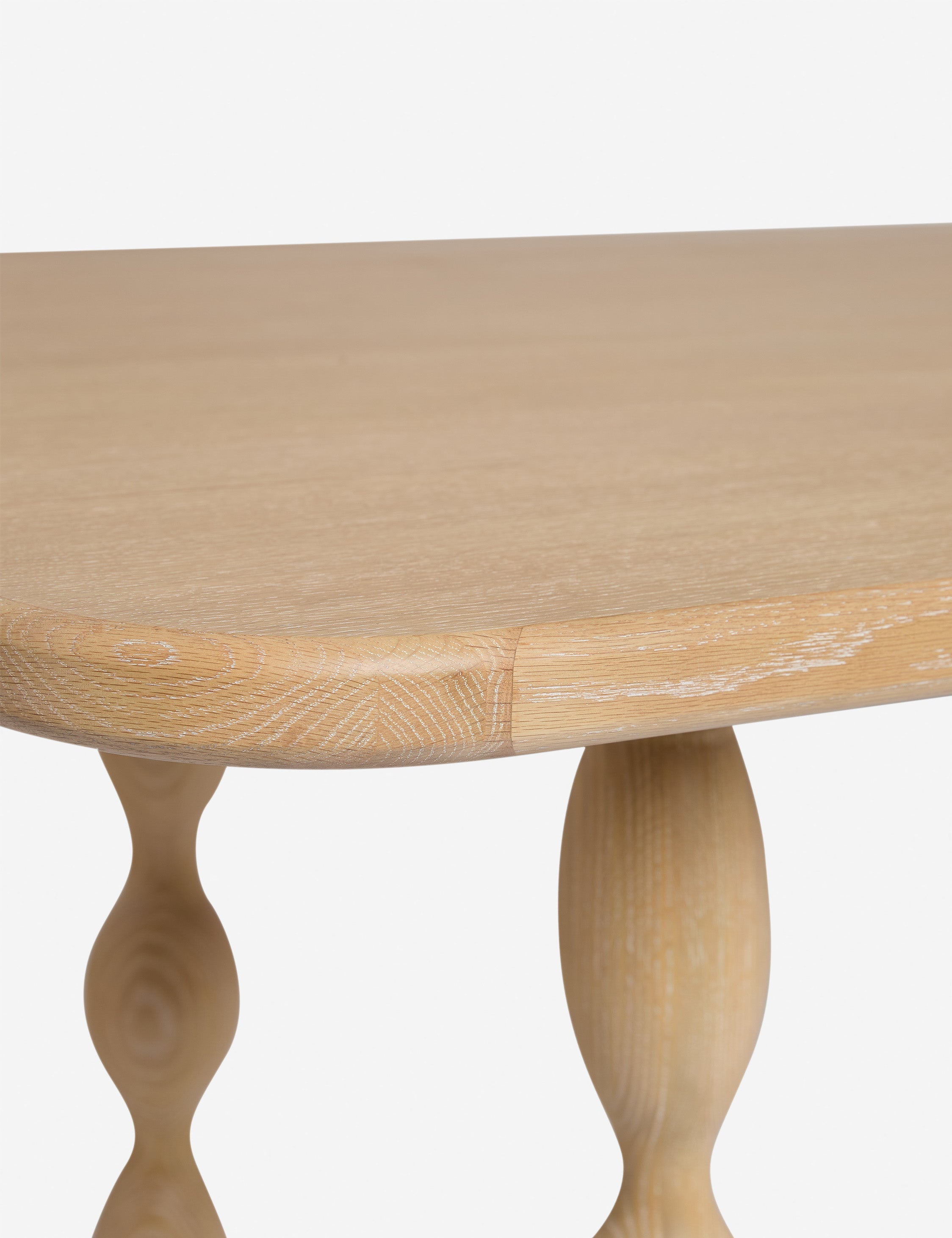 Lulu and Georgia Rosita Dining Table – White Wash - view 6