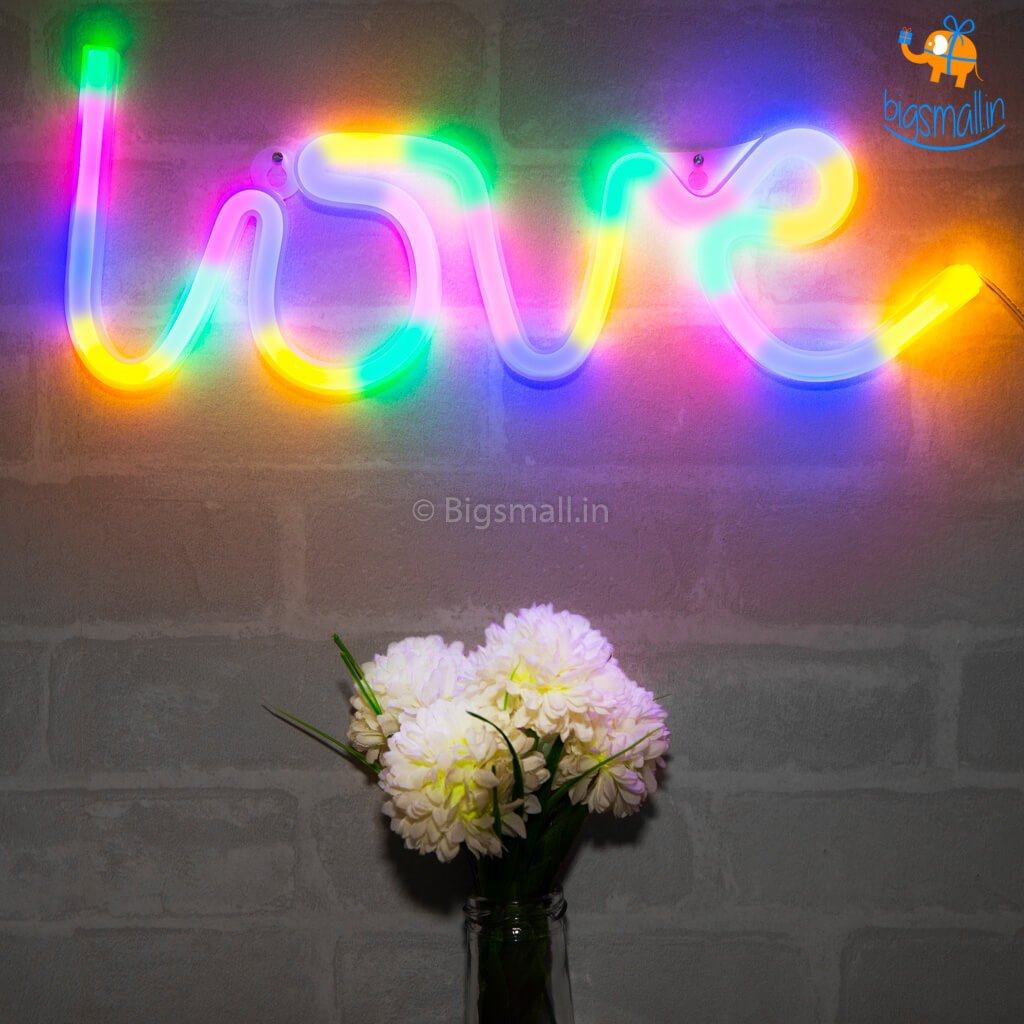 Big Daddy Multi-Colored Love LED Neon Lamp - view 4