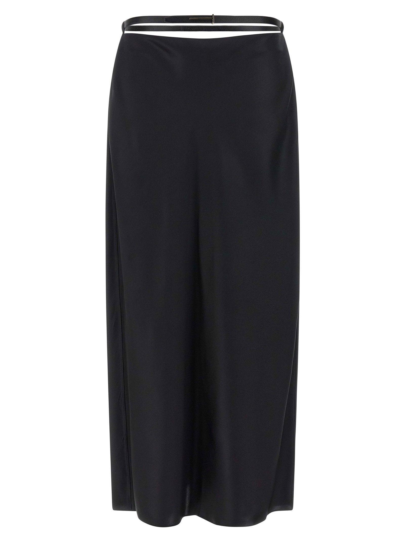 Tom Ford Skirt With Belt – 100% silk