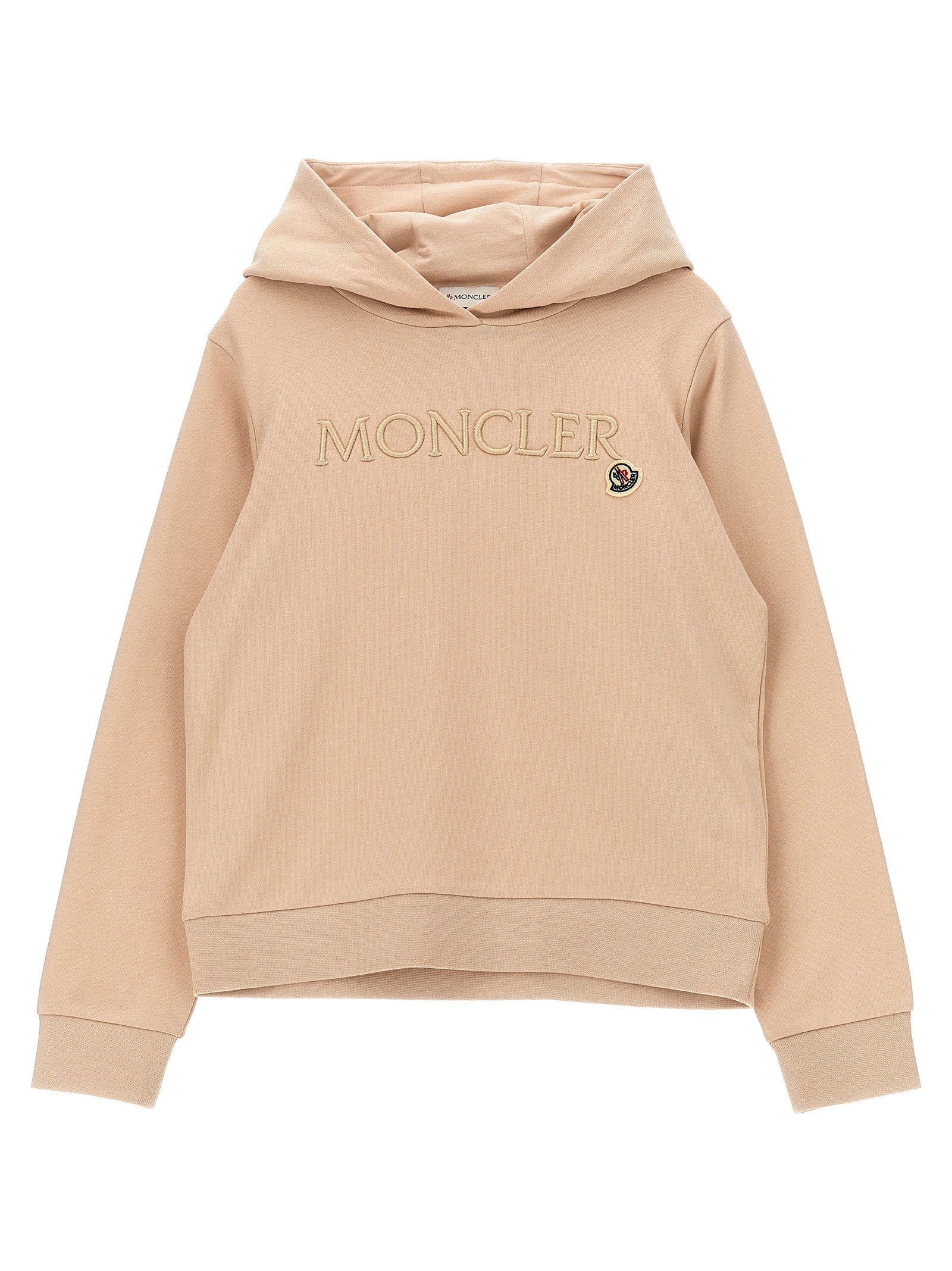 Moncler Enfant Embroidered Hoodie – 100% cotton
