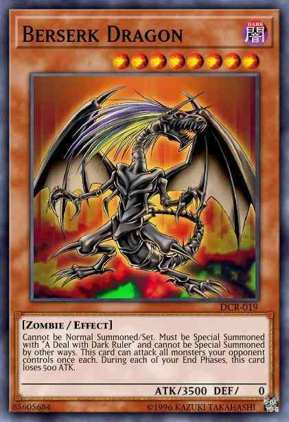 Yu-Gi-Oh! Berserk Dragon - DCR-019 - Super Rare - 1st Edition