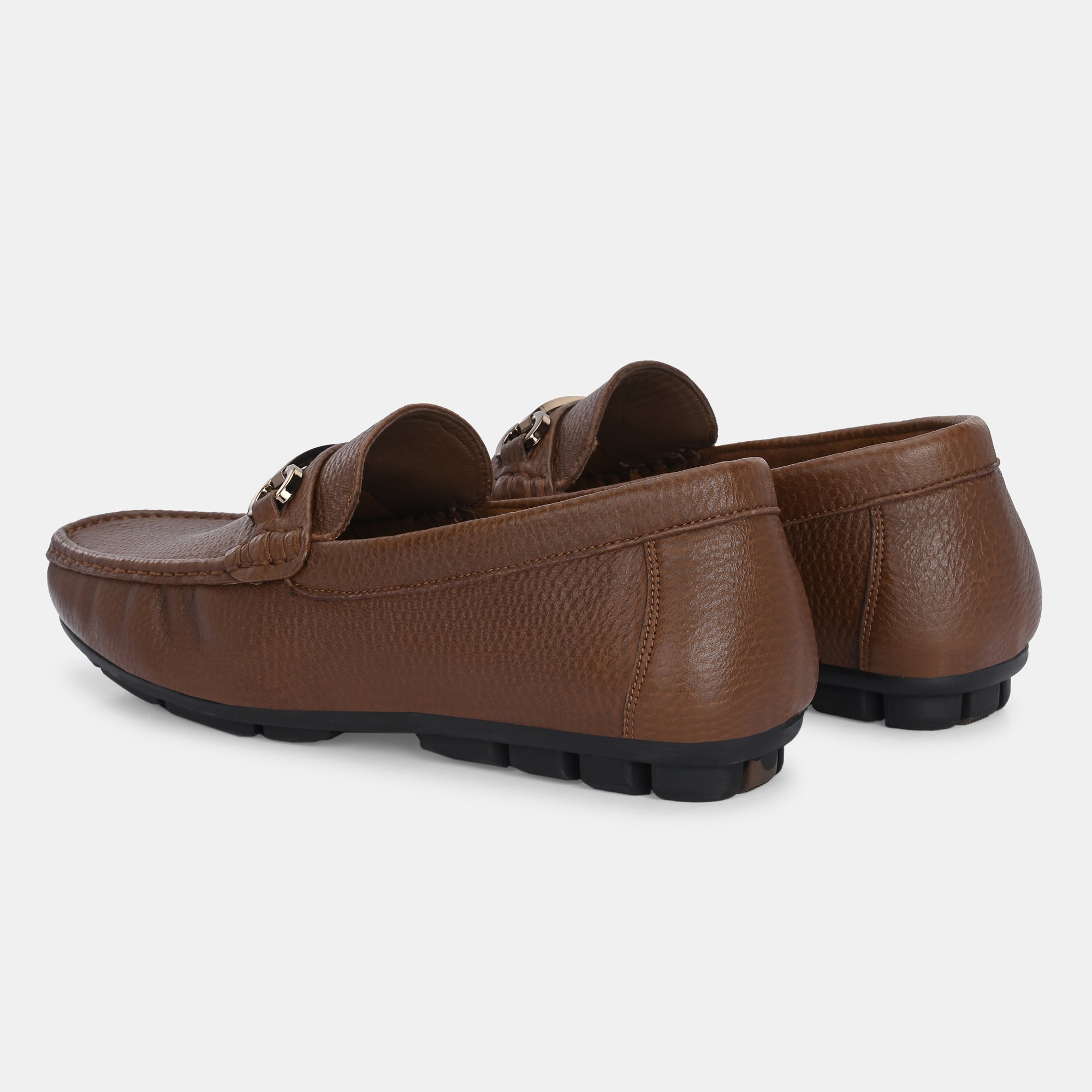 Pashmina Leather Loafers by Lafattio – Tan - view 7