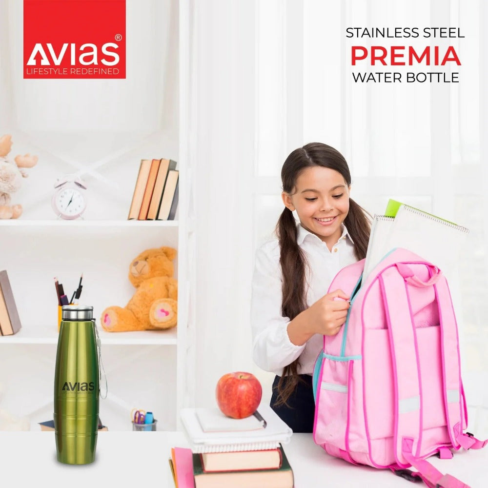 AVIAS Premia Stainless Steel Color 1000ml Water Bottles | Set of 3 Pcs - view 5