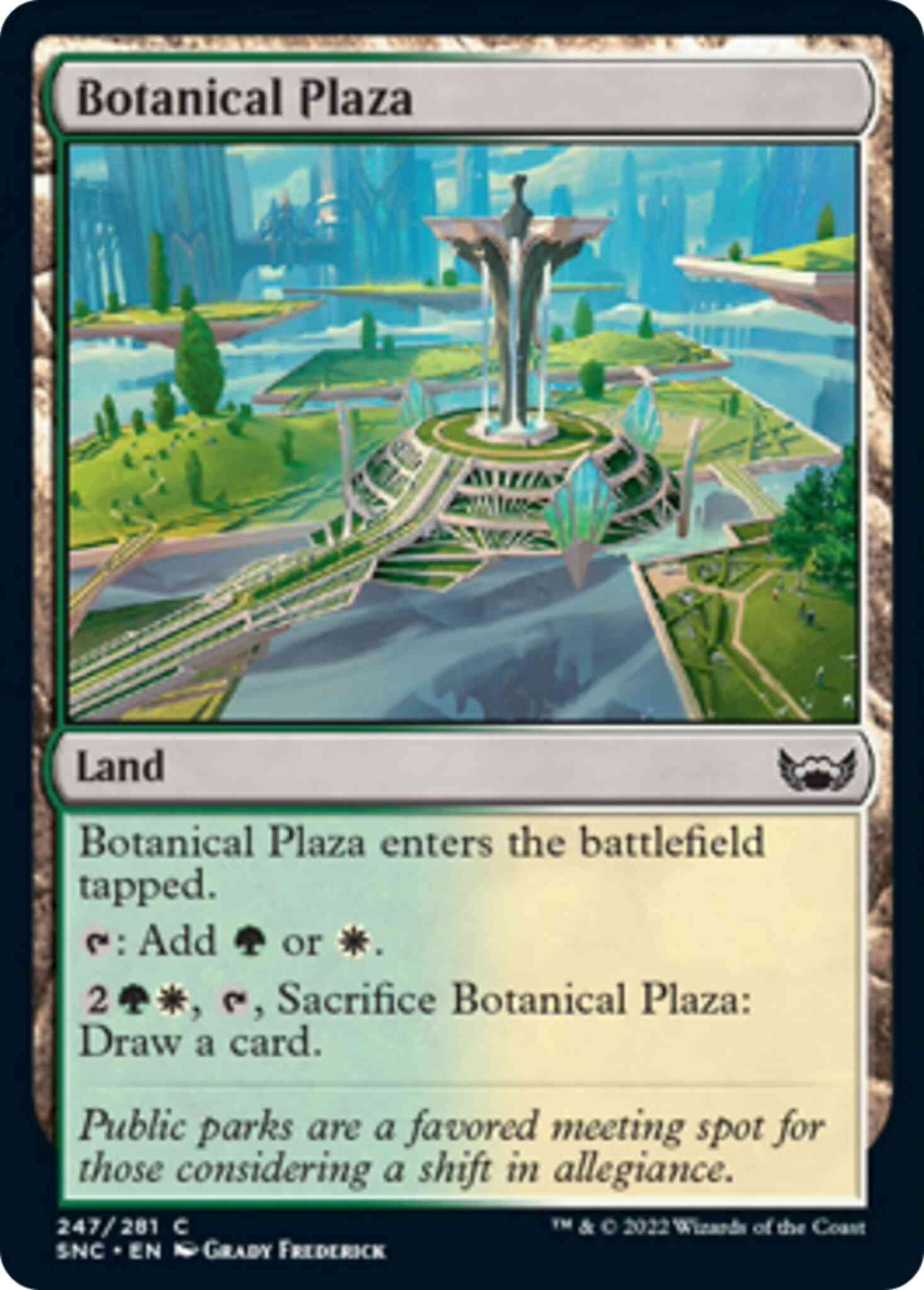 Botanical plaza 247 – Magic Botanical Plaza [247] [Streets of New Capenna] [Non-Foil]