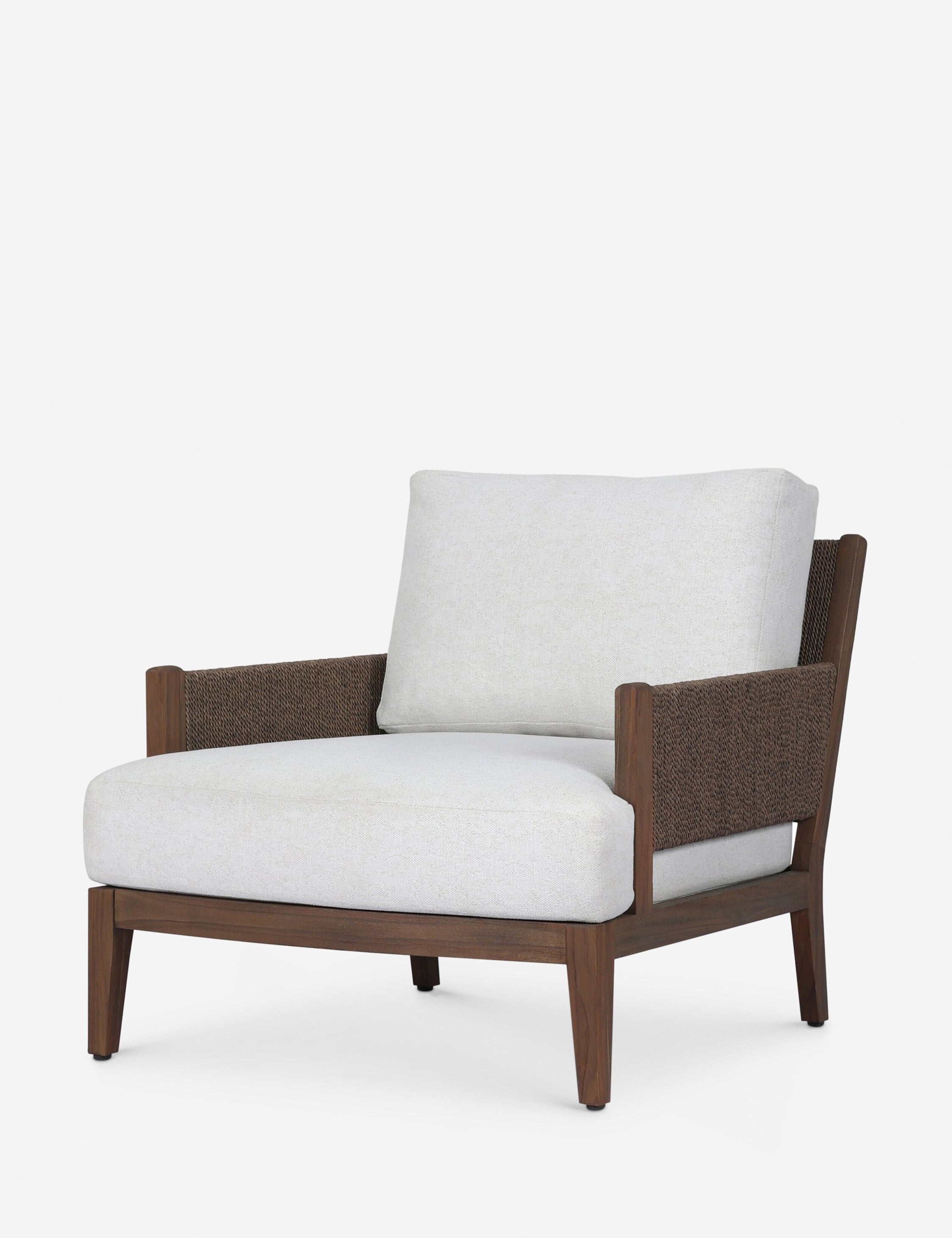 Lulu and Georgia Brewer Outdoor Accent Chair by Amber Lewis x Four Hands - view 2