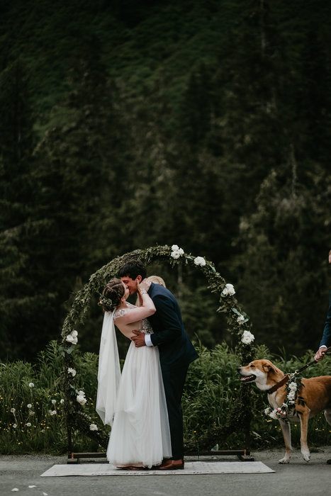 fiftyflowers.com Bohemian Alaskan Wedding in the Mountains - view 2