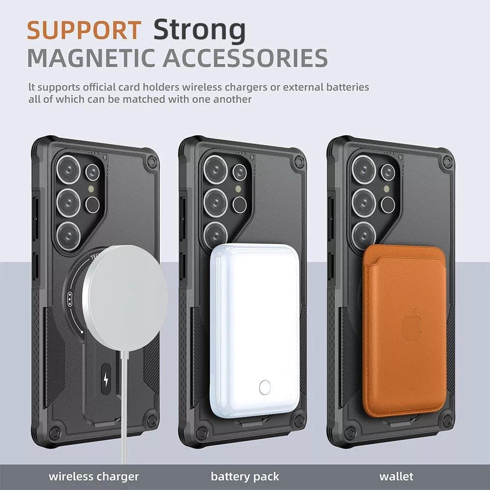 Million Cases Hyper Grip Hold Invisible Kickstand Case - Samsung - view 3
