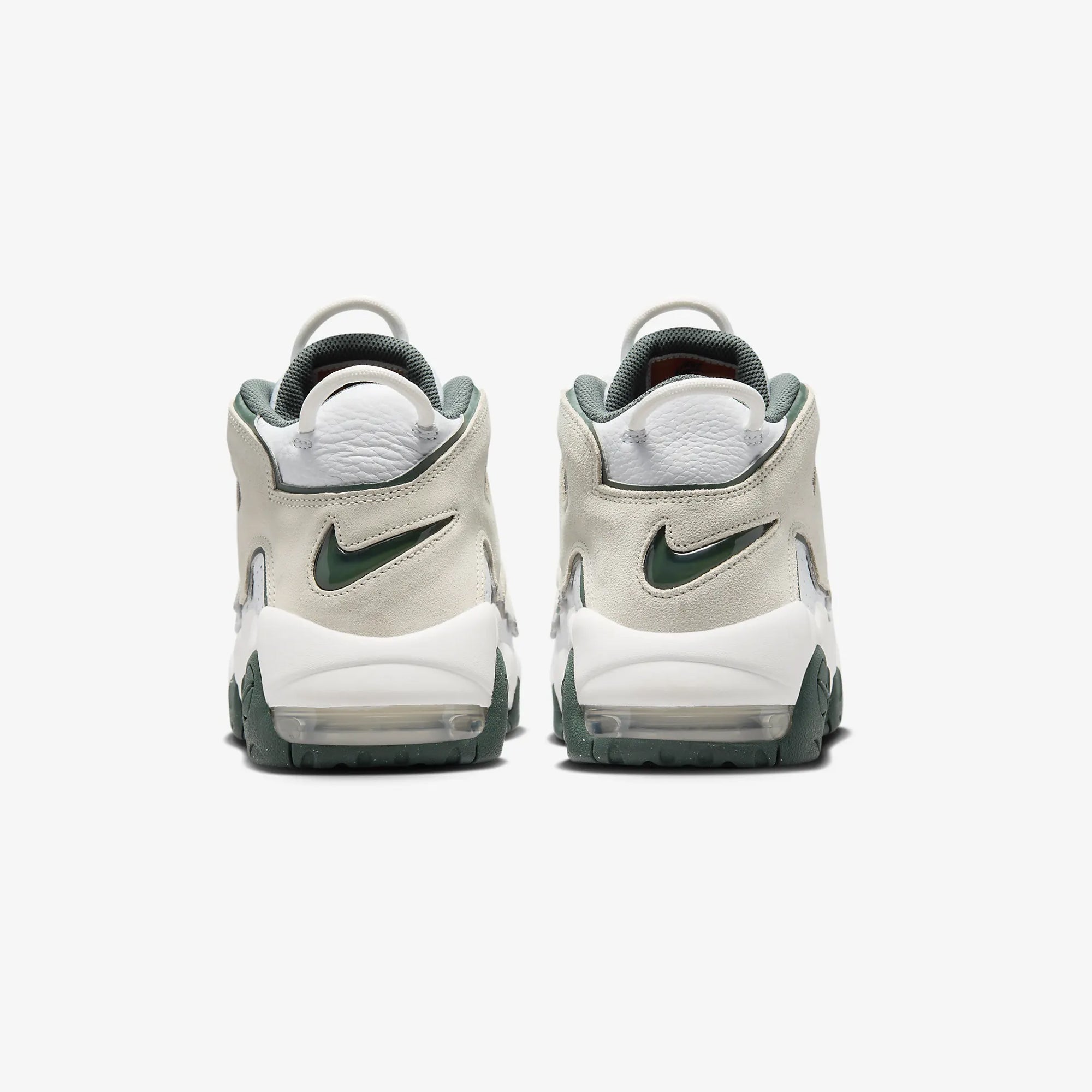 Nike | AIR MORE UPTEMPO '96 { WHITE/SEA GLASS-VINTAGE GREEN - view 3
