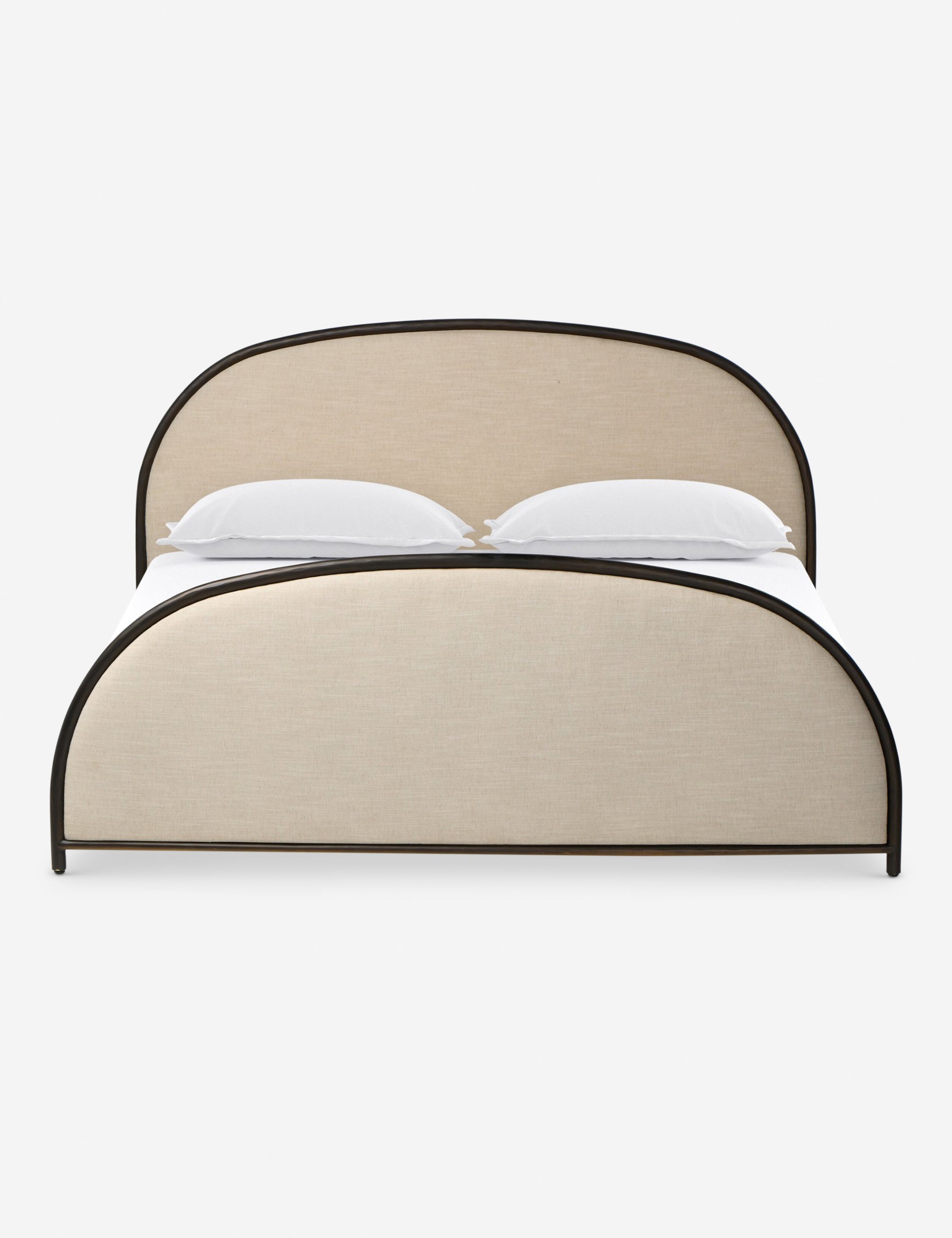 Lulu and Georgia Elif Platform Bed – Parchment