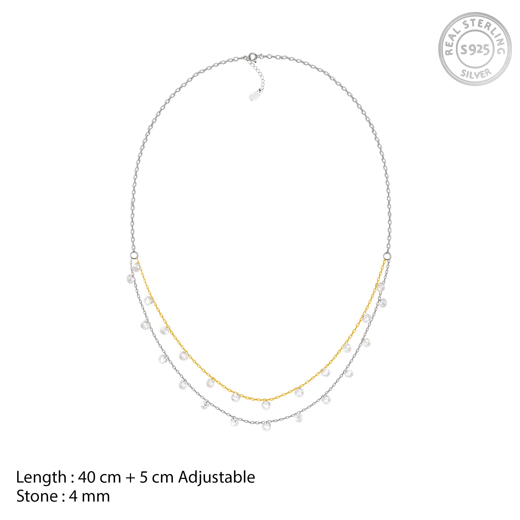 GIVA Jewellery Golden Queen Duo Set - view 3