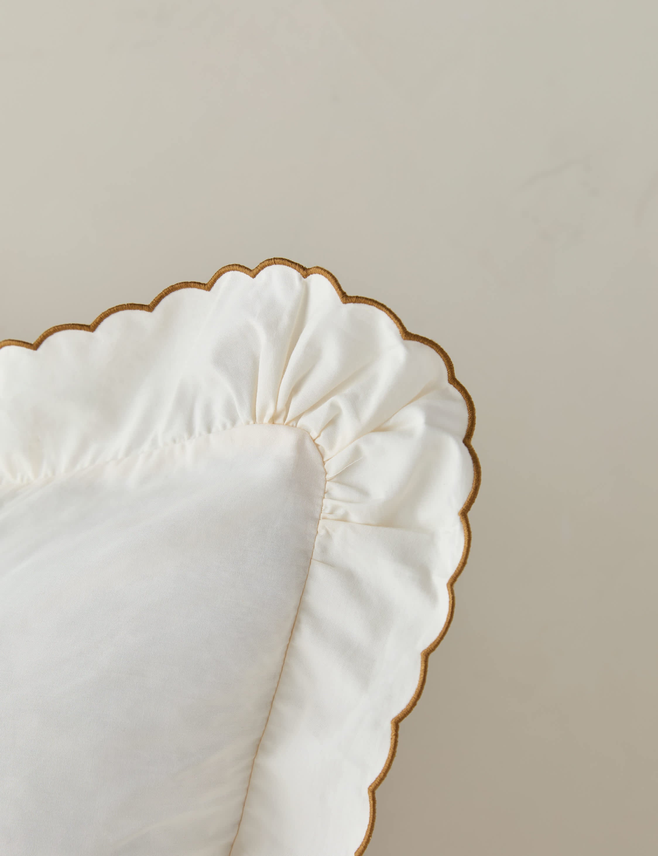 Lulu and Georgia Hatton Scalloped Percale Sham - view 7