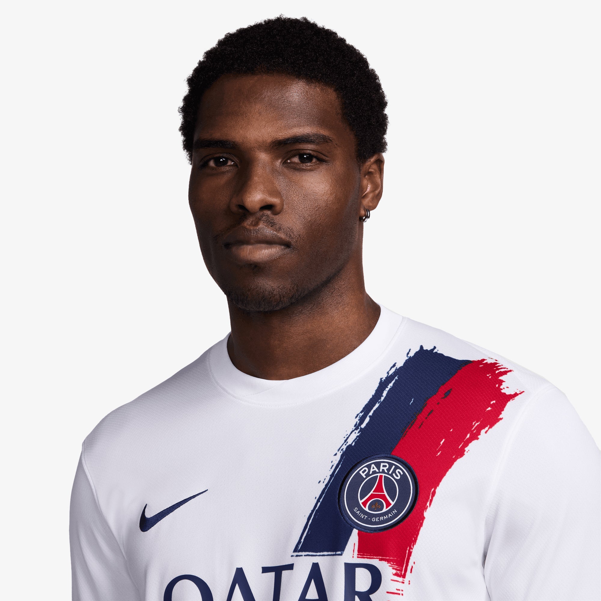 Nike | Paris Saint-germain 2024/25 Stadium Away { White/midnight Navy/midnight Navy - view 5