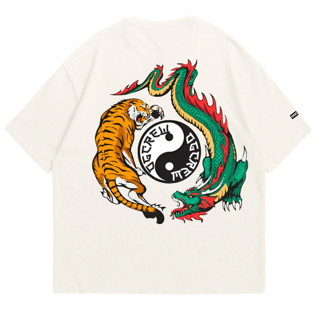 Cop Underdog Off White Dragon Tiger Tee - view 2