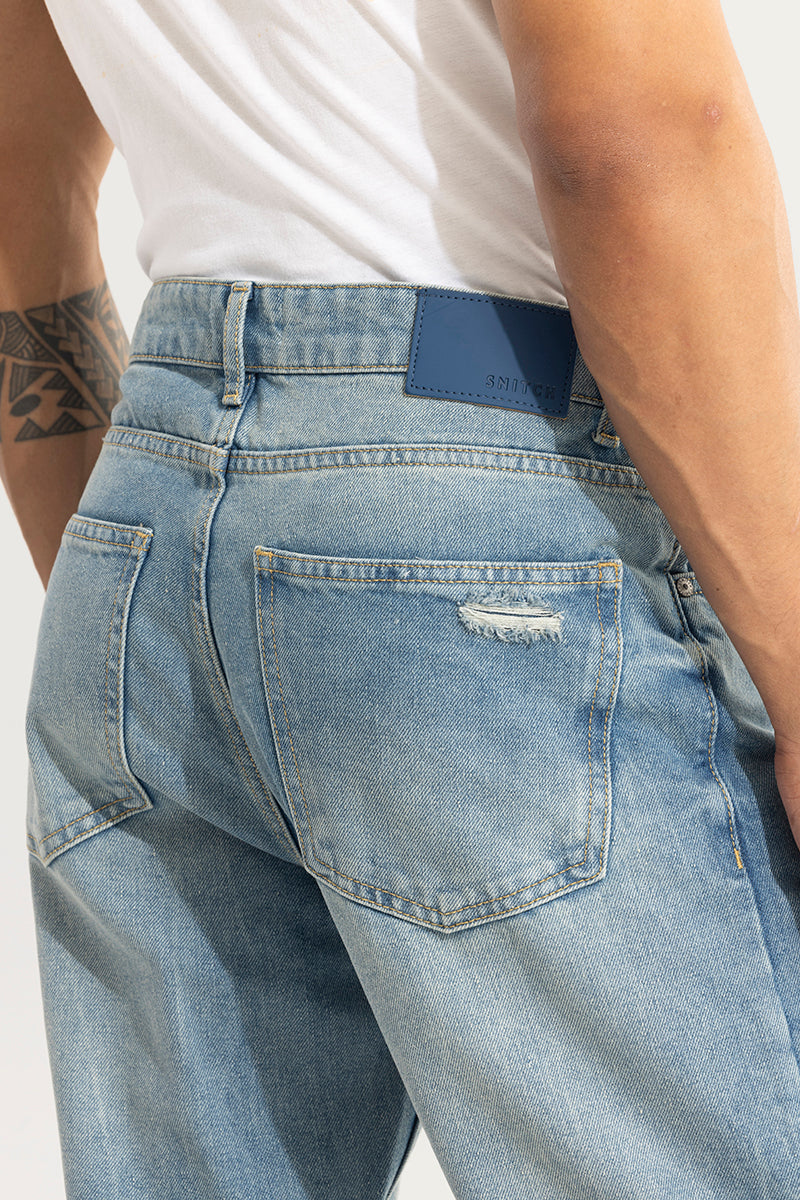 BlackTree Castor Light Blue Baggy Jeans - view 8