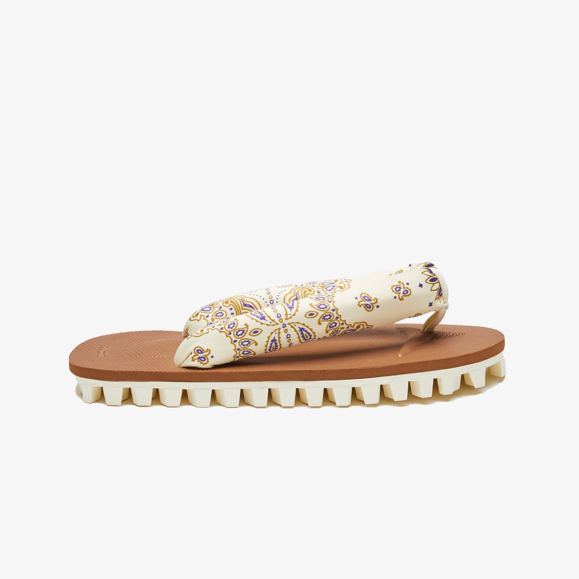 Ivory sandals, slides – Suicoke | GTA-PT05 'IVORY BROWN'