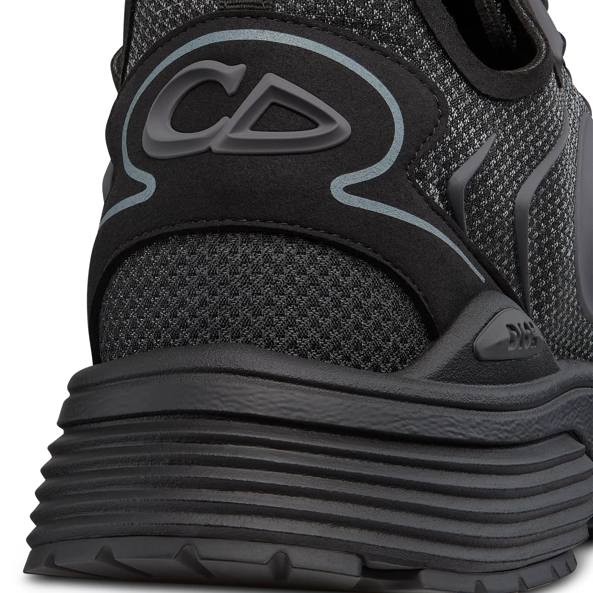 Dior B30 Countdown Nylon Tech Black Trainer - view 4