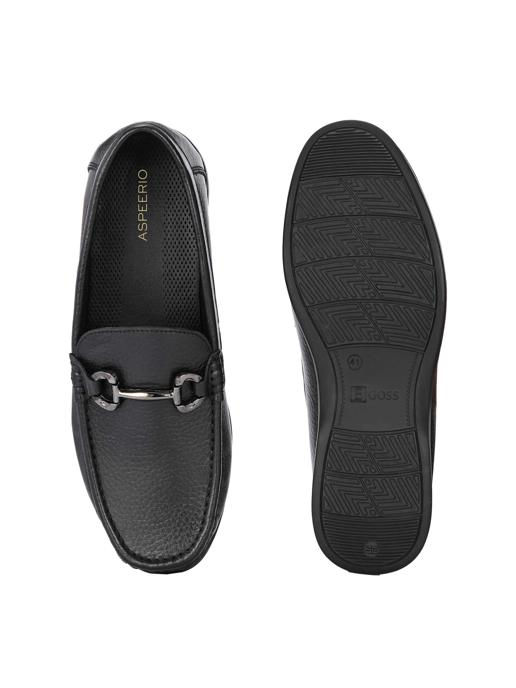 Egoss Shoes Nova Buckled Loafers by Aspeerio - view 16