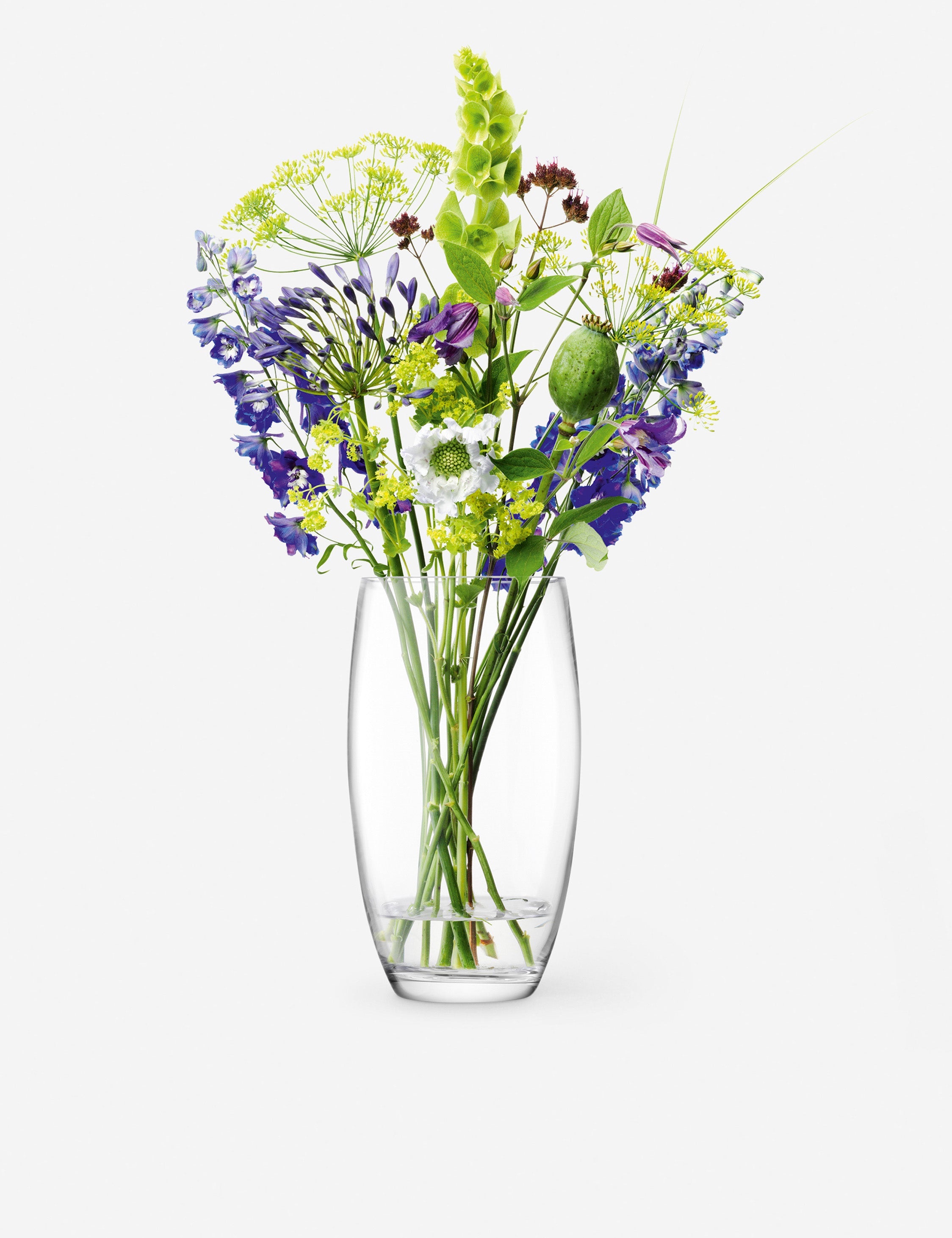 Lulu and Georgia Flower Barrel Vase by LSA International