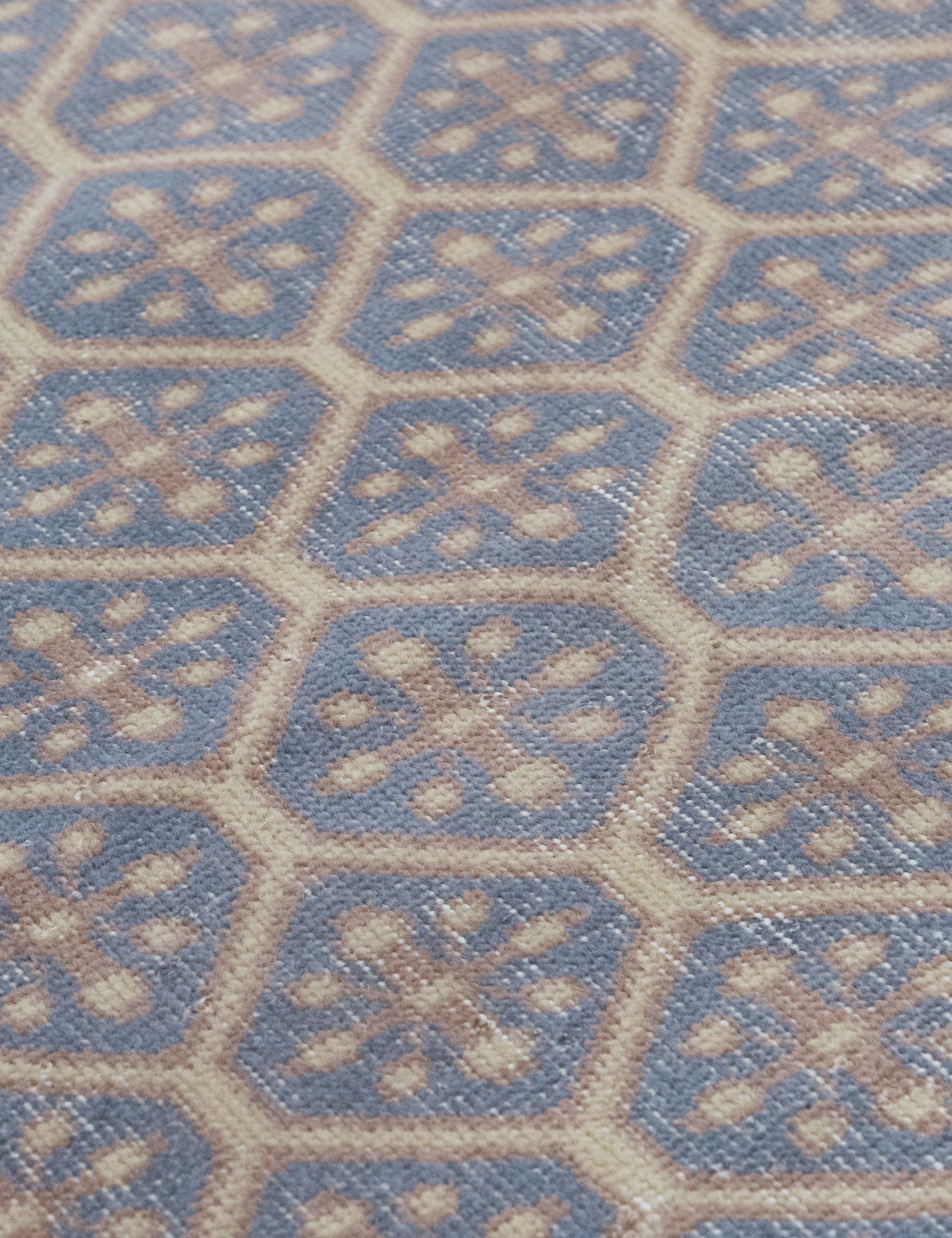 Lulu and Georgia Vintage Turkish Hand-Knotted Wool Runner Rug No. 317, 2'6" x 10'10" - view 2