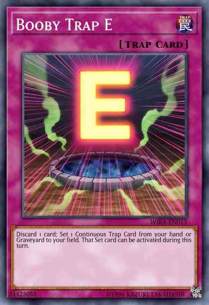 Yu-Gi-Oh! Booby Trap E - WIRA-EN013 - Super Rare - 1st Edition