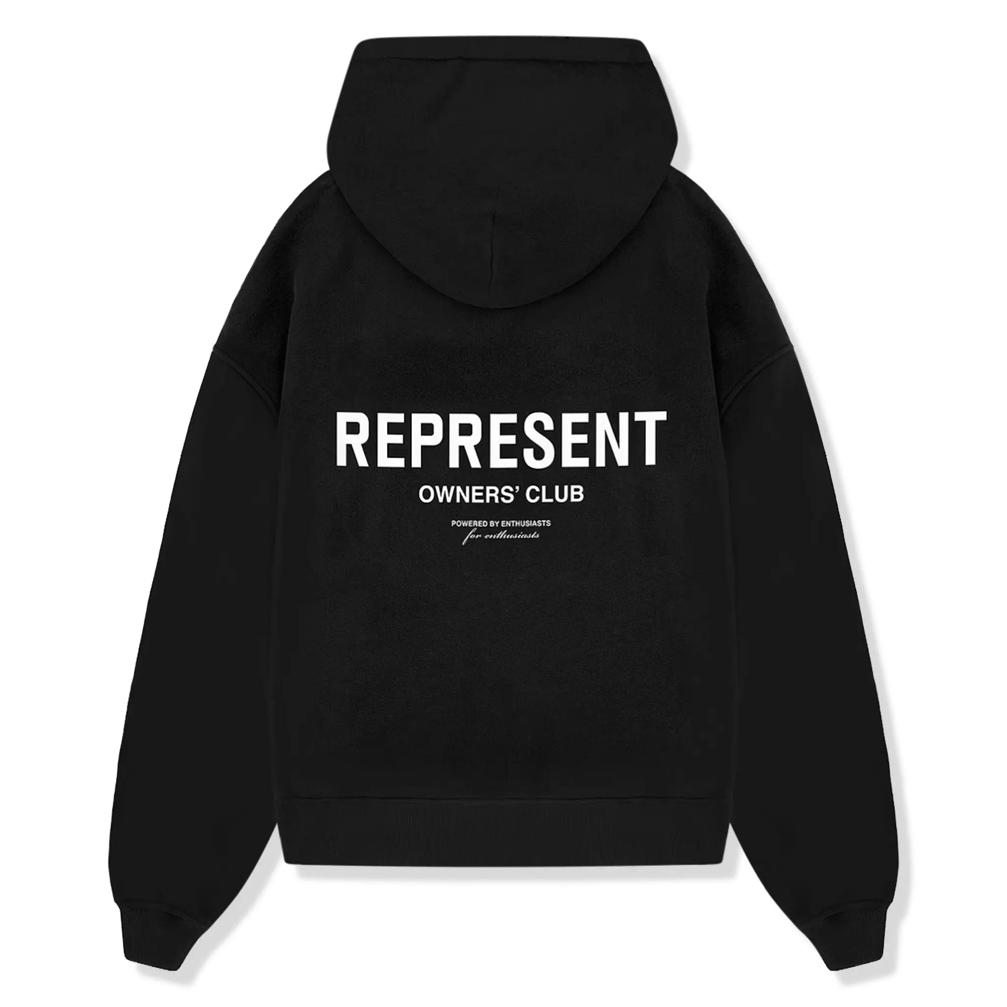 Represent Owners Club Zip-Up Black Hoodie - view 2