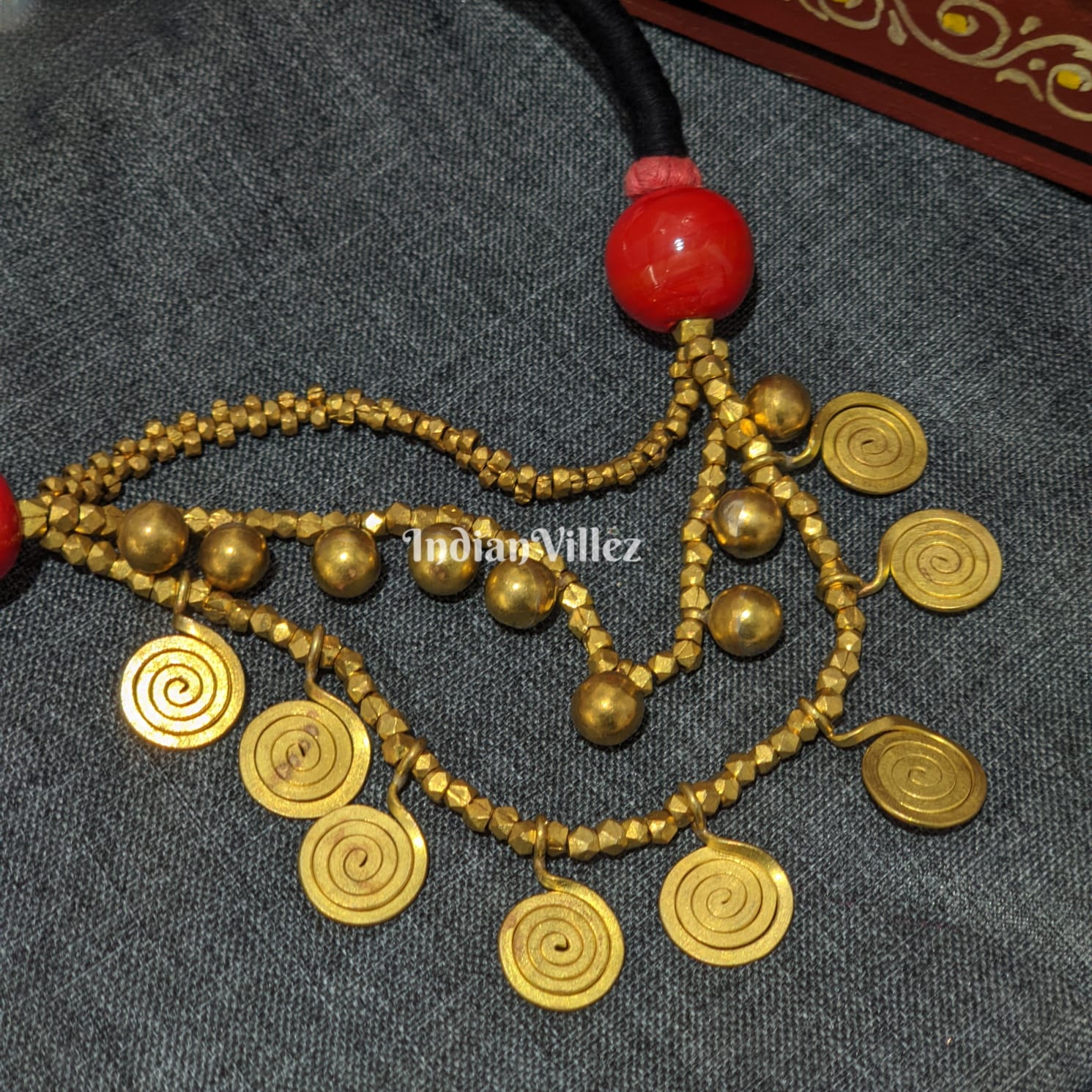 IndianVillèz Pure Handmade Tribal Dhokra Jewellery
