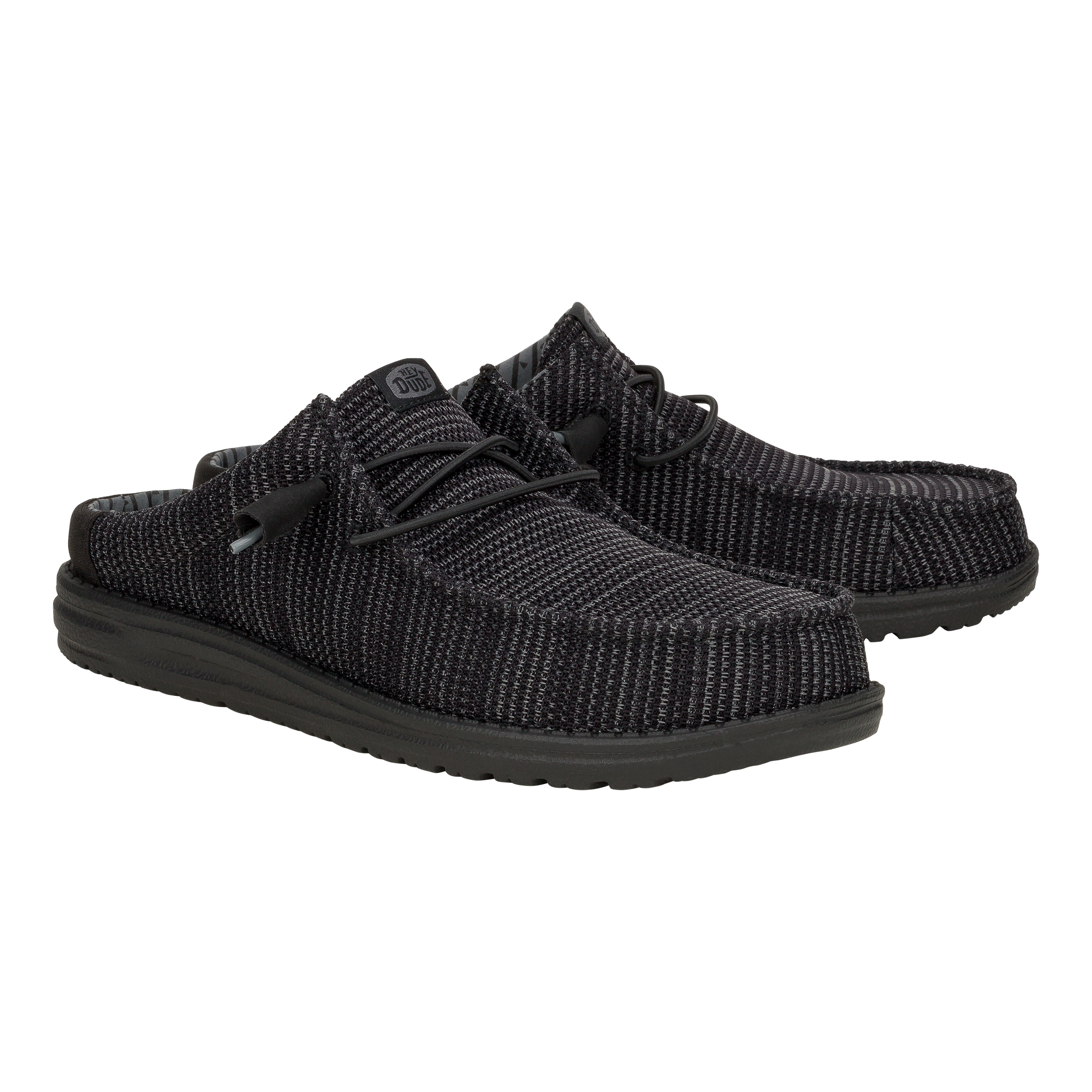 HEYDUDE shoes Wally Slip Stretch Sox - Black – Men's - view 2