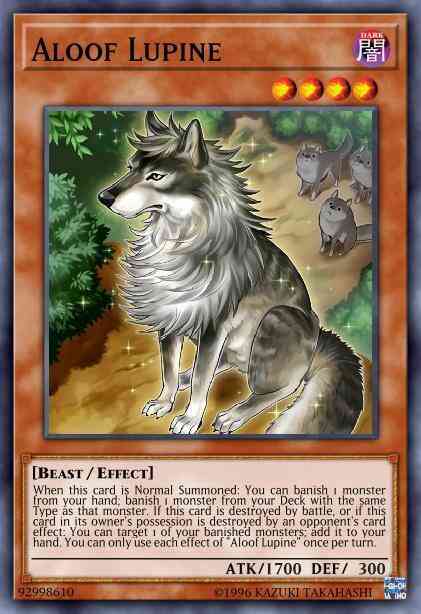 Yu-Gi-Oh! Aloof Lupine - SAST-EN030 - Common - 1st Edition